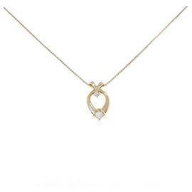 Autre Marque Colar de Diamantes Au750 Dourado