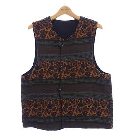 Autre Marque Engineered Garments Wendeweste Braun Schwarz Orange