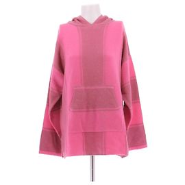 Autre Marque KUJTEN Mehrfarbiger Kaschmirpullover in Rosa Pink