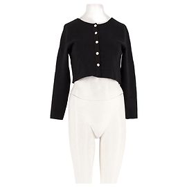 Autre Marque SLEEPER Cardigan gerade schwarz Viscose XS Schwarz