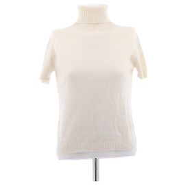 Eric Bompard Top crème en cachemire Blanc