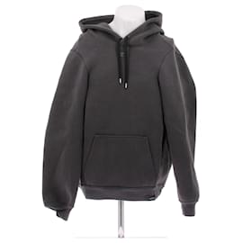 Sudadera con capucha Courreges gris de algodón Gris