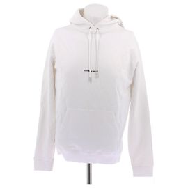 Saint Laurent Moletom com capuz branco Branco