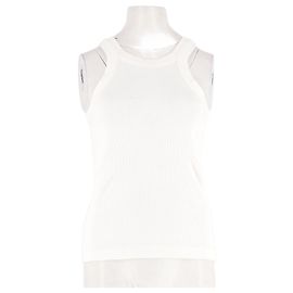 Top en coton blanc Closed Blanc