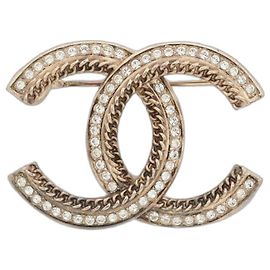 Chanel Spilla Gold Coco Mark C21B D'oro