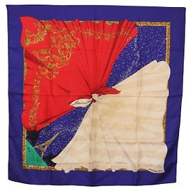Hermès HERMES Carre 90 Pañuelo
Souvenirs de Paris
Seda Azul Beige Otro