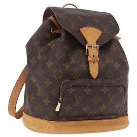 LOUIS VUITTON Monogram Montsouris MM Backpack M51136 LV Other