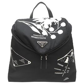 Zaino Prada in nylon nero Nero