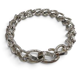 Pulsera de dijes de plata Tiffany & Co. Plata