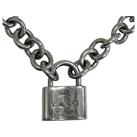 Collana girocollo Tiffany & Co. 1837 Lock Cadena Donut Link Argento