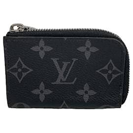 Louis Vuitton Monogram Eclipse Coin Case Black