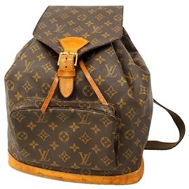 Louis Vuitton Monogram Montsouris GM Backpack Brown