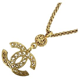 Collana lunga Chanel Coco Mark da donna D'oro