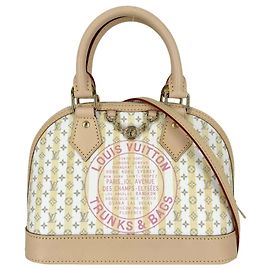 Louis Vuitton Women's Resort Alma BB Handtasche Weiß Beige Monogramm
