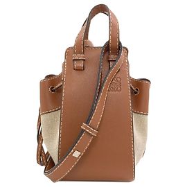 Bolsa 2-Way Loewe Hammock Mini Marrom