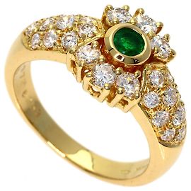Anello Boucheron Vintage Smeraldo e Diamanti Altro