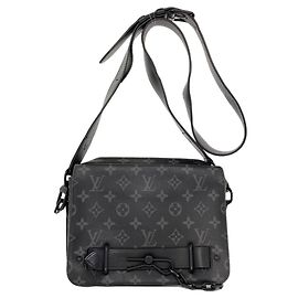 Louis Vuitton M45685 Steamer Messenger Shoulder Bag Preto