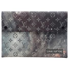 Louis Vuitton Black Monogram Galaxy Alpha Pochette GM Noir