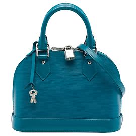 Louis Vuitton Blue Epi Alma BB Bleu Autre