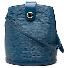 Louis Vuitton Blue Epi Cluny Bleu