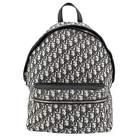 Christian Dior Men's Rider Backpack Black Beige Navy blue