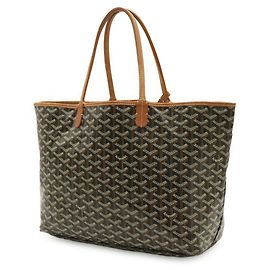 Sac Cabas/Sac à Main Goyard Saint Louis PM Marron Noir Blanc