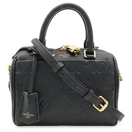 Bolsa Louis Vuitton Monogram Empreinte Speedy Bandoulière 20 Preto