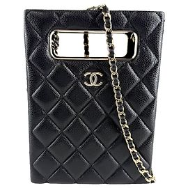 Borsa a spalla da sera Chanel Matelassé Nero