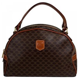 Céline Bolsa de Ombro Celine Macadam Marrom