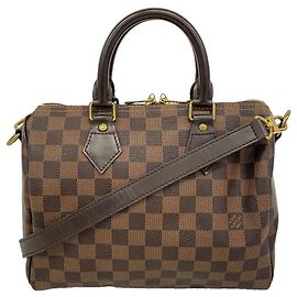 Sac à main Louis Vuitton Damier Speedy Bandoulière 25 Damier ebène