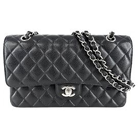 Borsa a tracolla Chanel Matelassé 25 Nero Bianco