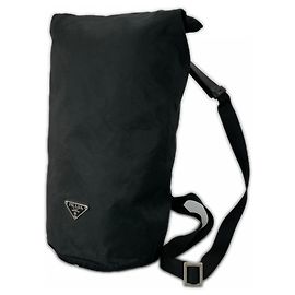 Borsa a tracolla Prada in nylon Nero