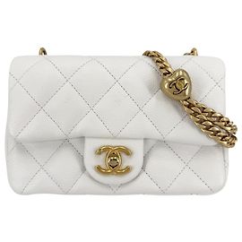 Chanel Women's Mini Flap Shoulder Bag White