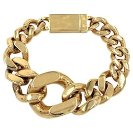 Bracelet à breloque dorée Saint Laurent Doré