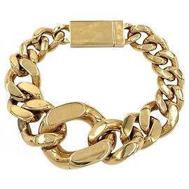Pulseira com pingente dourado Saint Laurent Dourado