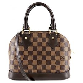 Borsa Louis Vuitton Damier Alma BB Marrone