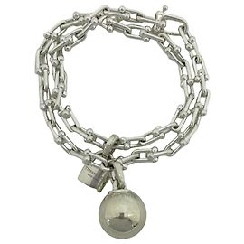 Tiffany & Co Bracciale Wrap Small Tiffany HardWear Argento