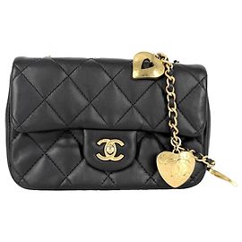 Borsa a tracolla Chanel Mini Matelassé Nero