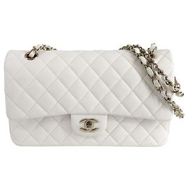 Borsa a tracolla Chanel Matelassé 25 Bianco
