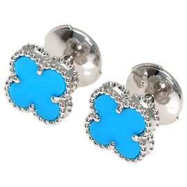Orecchini Van Cleef & Arpels Sweet Alhambra Turquoise Altro