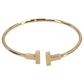 Pulsera rígida Tiffany & Co. para mujer en oro rosa Rosa Blanco