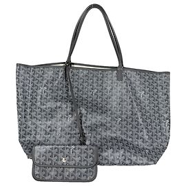 Borsa Tote Goyard Saint Louis GM Marrone Bianco