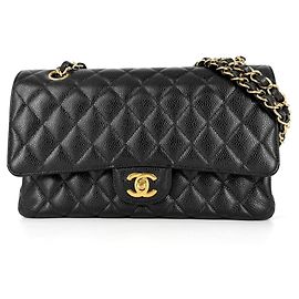Borsa a tracolla Chanel Matelassé 25 Nero Bianco