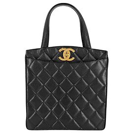 Borsa Tote Matelassé da donna Chanel Nero