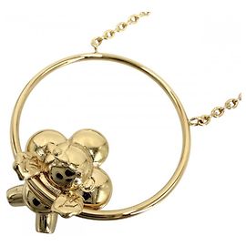 Collier pendentif Louis Vuitton Vivienne Doré