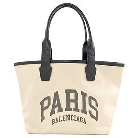 Sac Cabas Balenciaga Cities Paris Jumbo Noir Blanc