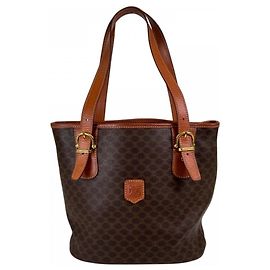 Céline Saco Tote Celine em Couro Castanho Marrom