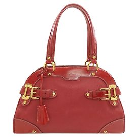 Louis Vuitton Suhali Radiu Tote Bag Red