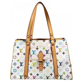 Sac à main Louis Vuitton Aurelia MM Blanc