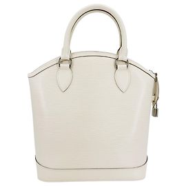 Saco Tote Louis Vuitton Lockit PM em couro Epi Cru